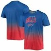 Outlet ⭐ Unbranded Men's FOCO Royal/Red Buffalo Bills Gradient Rash Guard Swim 👕 Shirt 🥰