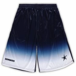 Hot Sale 😉 Unbranded Men's Navy Dallas Cowboys Big & Tall Faded Shorts 😍