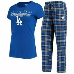 Outlet 🎉 Unbranded 👩 Women's Concepts Sport Royal/Gray Los Angeles Dodgers Lodge T-Shirt & Pants Sleep Set 🎉