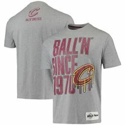 Wholesale ✨ Unbranded Men's BALL'N Heathered Gray Cleveland Cavaliers Since 1970 T-Shirt 🧨