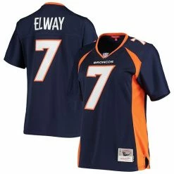 Outlet 🌟 Unbranded 👩 Women's Mitchell & Ness John Elway Navy Denver Broncos Legacy Replica Team Jersey 🌟