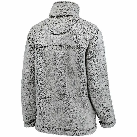 Top 10 💯 Unbranded 👩 Women's Gray Oregon Ducks Sherpa Super Soft Quarter-Zip Pullover Jacket 🔔 - Image 4