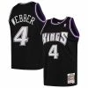 Brand new 🎉 Unbranded Men's Mitchell & Ness Chris Webber Black Sacramento Kings Hardwood Classics 2000-01 Swingman Jersey 👏