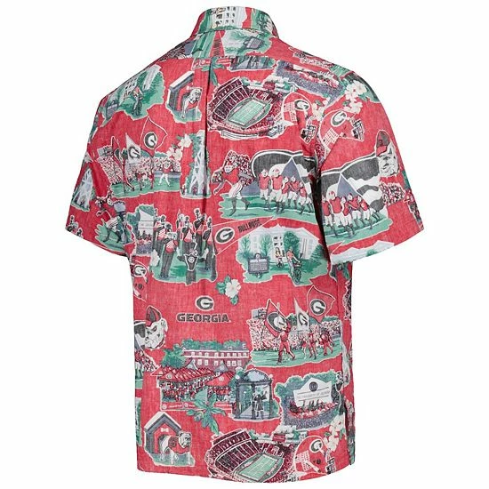 Wholesale 🛒 Unbranded Men's Reyn Spooner Red Georgia Bulldogs Scenic Button-Down 👚 Shirt 🥰 - Image 4