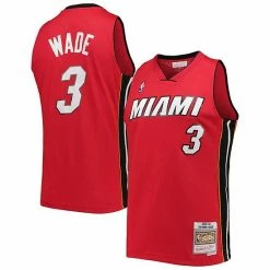 Best Pirce ✨ Unbranded Men's Mitchell & Ness Dwyane Wade Red Miami Heat 2005-06 Hardwood Classics Swingman Jersey 🛒