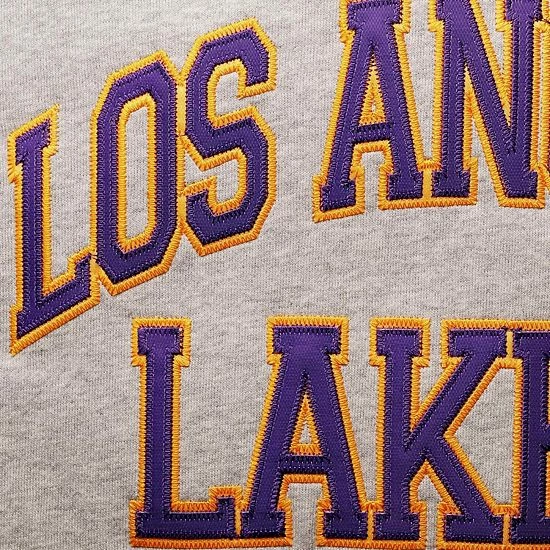 Wholesale ✨ Unbranded Men's Mitchell & Ness Shaquille O'Neal Heathered Gray Los Angeles Lakers Big & Tall Name & Number Pullover Hoodie 🤩 - Image 5