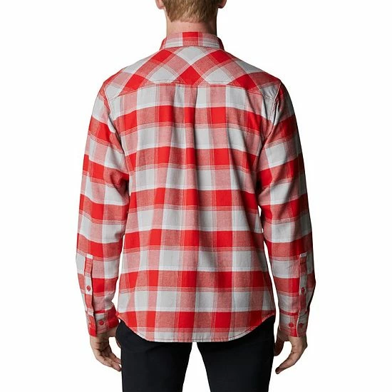 Wholesale ๐ Unbranded Men's Columbia Scarlet Nebraska Huskers Flare Gun Flannel Team Button-Up ๐ Shirt โค๏ธ - Image 3