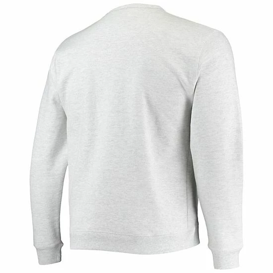 Hot Sale โจ Unbranded Men's League Collegiate Wear Heathered Gray Wisconsin Badgers Upperclassman Pocket Pullover Sweatshirt ๐ - Image 2