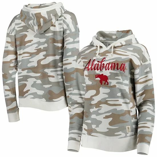 Promo โญ Unbranded ๐ฉ Women's Pressbox Camo Alabama Crimson Tide San Pablo Pullover Hoodie ๐ - Image 2