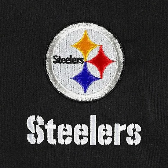 Wholesale ✔️ Unbranded Men's Dunbrooke Black Pittsburgh Steelers Hurricane Raglan Full-Zip Windbreaker Jacket 🥰 - Image 5