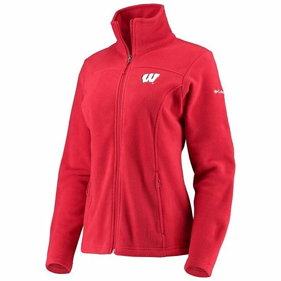 Outlet ๐ Unbranded ๐ฉ Women's Columbia Crimson Wisconsin Badgers Give & Go II Fleece Full-Zip Jacket ๐ - Image 3