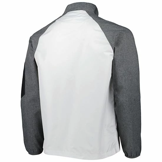 Hot Sale ๐คฉ Unbranded Men's Dunbrooke White Miami Dolphins Hurricane Raglan Full-Zip Windbreaker Jacket ๐ฅฐ - Image 4