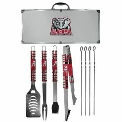 Best deal 😀 Unbranded Alabama Crimson Tide Tailgater 8-Piece BBQ Grill Set 🌟
