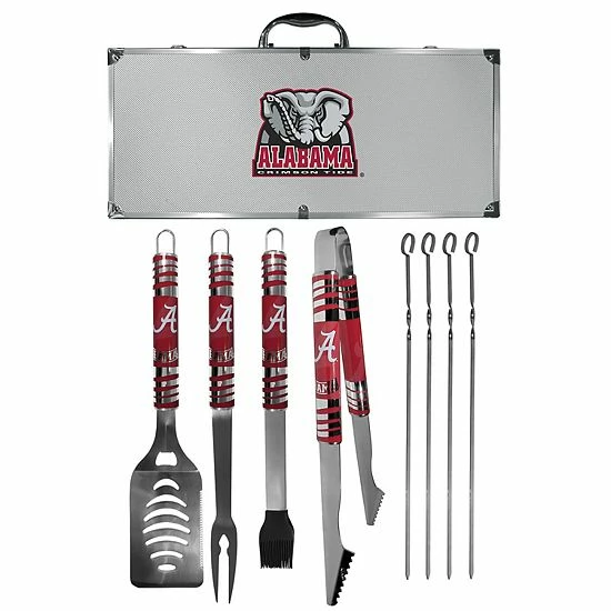 Best deal 😀 Unbranded Alabama Crimson Tide Tailgater 8-Piece BBQ Grill Set 🌟