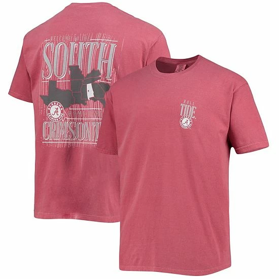 Brand new 👏 Unbranded Men's Crimson Alabama Crimson Tide Comfort Colors Welcome To The South T-Shirt 😉 - Image 2