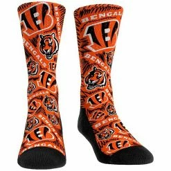 Coupon 😀 Unbranded 👩 Women's Rock Em 🧦 Socks Cincinnati Bengals Logo Sketch Crew 🧦 Socks ❤️