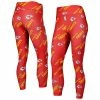 New ⌛ Unbranded 👩 Women's Concepts Sport Red Kansas City Chiefs Breakthrough Allover Print Leggings 😉