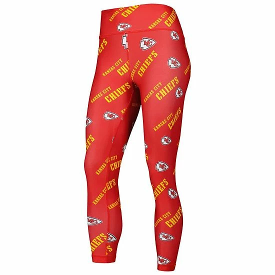 New โ Unbranded ๐ฉ Women's Concepts Sport Red Kansas City Chiefs Breakthrough Allover Print Leggings ๐ - Image 3