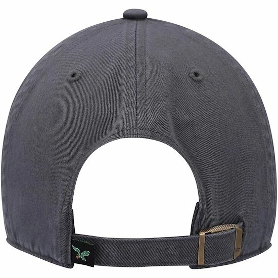 Promo ๐ฅฐ Unbranded Men's '47 Charcoal Philadelphia Eagles Clean Up Script Adjustable Hat ๐ - Image 5
