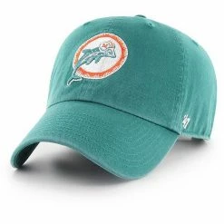 Deals 😍 Unbranded Men's '47 Teal Miami Dolphins Clean Up Legacy Adjustable Hat ✨