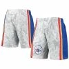 Brand new 👏 Unbranded Men's Mitchell & Ness White Philadelphia 76ers Hardwood Classics Lunar New Year Swingman Shorts 🔥