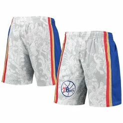 Brand new 👏 Unbranded Men's Mitchell & Ness White Philadelphia 76ers Hardwood Classics Lunar New Year Swingman Shorts 🔥