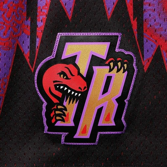 Wholesale ๐ Unbranded Men's Mitchell & Ness Purple Toronto Raptors Hardwood Classics Lunar New Year Swingman Shorts โ - Image 5