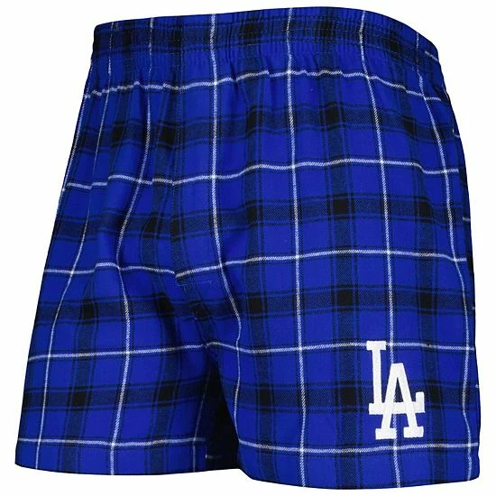 Best deal ✨ Unbranded Men's Concepts Sport Royal/Black Los Angeles Dodgers Ledger Flannel Boxers 🥰 - Image 3