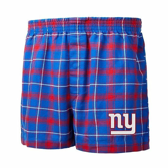 Coupon ๐ Unbranded Men's Concepts Sport Royal/Red New York Giants Ledger Flannel Boxers ๐