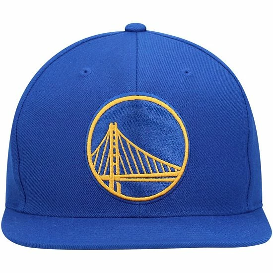 Promo โค๏ธ Unbranded Men's Mitchell & Ness Royal Golden State Warriors Team Ground Snapback Hat ๐ - Image 3