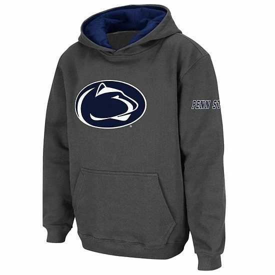 Coupon ⌛ Unbranded Youth Stadium Athletic Charcoal Penn State Nittany Lions Big Logo Pullover Hoodie 🤩 - Image 2