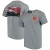 Cheapest 😉 Unbranded Men's Gray Clemson Tigers Comfort Colors Campus Scenery T-Shirt 👍
