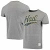 Cheapest 🌟 Unbranded Men's Original Retro Brand Heathered Gray Michigan Wolverines Vintage Hail Tri-Blend T-Shirt ✔️