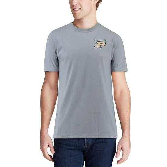 Budget ๐ Unbranded Men's Gray Purdue Boilermakers Team Comfort Colors Campus Scenery T-Shirt โค๏ธ - Image 5