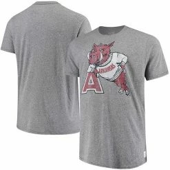 Best reviews of 🎁 Unbranded Men's Original Retro Brand Gray Arkansas Razorbacks Big & Tall Tri-Blend T-Shirt 🎉