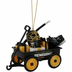 Brand new 🎉 Unbranded Pittsburgh Penguins Team Wagon Ornament ⭐