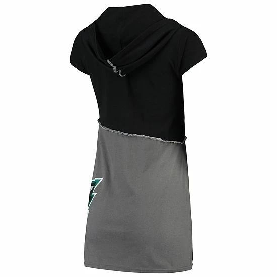Cheap 🥰 Unbranded 👩 Women's Refried Apparel Charcoal/Gray Philadelphia Eagles Sustainable Hooded Mini 👗 Dress 🌟 - Image 3