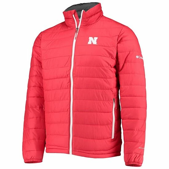 Discount ❤️ Unbranded Men's Columbia Scarlet Nebraska Huskers Powder Lite Omni-Heat Reflective Full-Zip Jacket ⭐ - Image 3