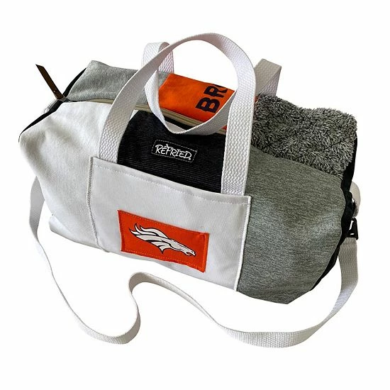 New ⭐ Unbranded Refried Apparel Denver Broncos Upcycled Duffle Bag ✨