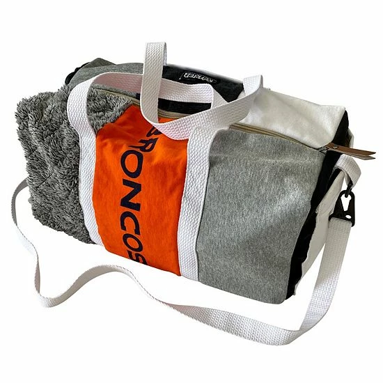 New ⭐ Unbranded Refried Apparel Denver Broncos Upcycled Duffle Bag ✨ - Image 2