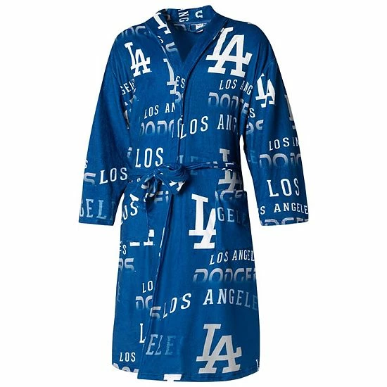 Buy ๐ Unbranded Men's Concepts Sport Royal Los Angeles Dodgers Windfall Microfleece Allover Robe ๐