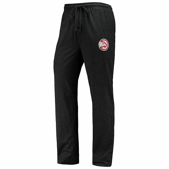 Promo 😍 Unbranded Men's Concepts Sport Black/Red Atlanta Hawks Long Sleeve T-Shirt & Pants Sleep Set 🎁 - Image 5