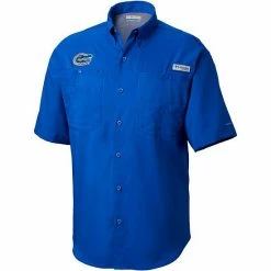 Flash Sale 🤩 Unbranded Men's Columbia Royal Florida Gators Big & Tall Collegiate Tamiami Button-Down 👚 Shirt 🤩