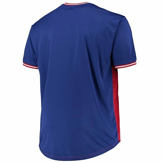 Budget ๐ Unbranded Men's Red/Royal Philadelphia Phillies Solid V-Neck T-Shirt ๐ - Image 4