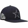 Cheap ⌛ Unbranded Men's Pro Standard Navy Dallas Cowboys Logo II Snapback Hat ❤️