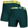 Flash Sale 🤩 Unbranded Men's Concepts Sport Green/Gold Green Bay Packers 2-Pack Boxer Briefs Set 🌟