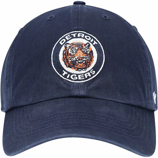 Wholesale 🎉 Unbranded Men's '47 Navy Detroit Tigers Cooperstown Collection Franchise Logo Fitted Hat 🎁 - Image 3