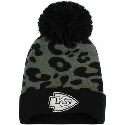 Best deal 🔔 Unbranded 👩 Women's '47 Green/Black Kansas City Chiefs Bagheera Cuffed Knit Hat With Pom 😀