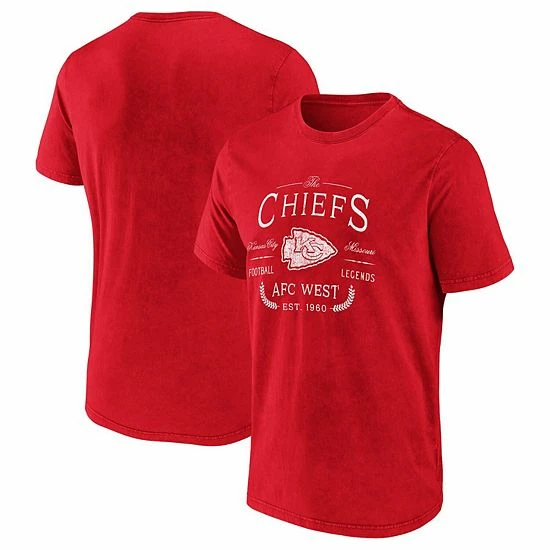 Hot Sale ๐ฏ Unbranded Men's NFL X Darius Rucker Collection By Fanatics Red Kansas City Chiefs T-Shirt ๐