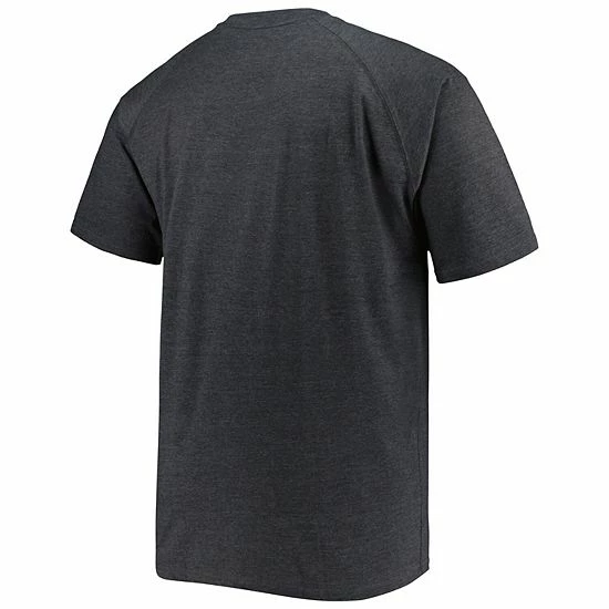 Hot Sale โจ Unbranded Men's Charcoal Tennessee Volunteers Big & Tall Raglan T-Shirt ๐ - Image 4